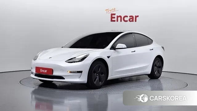 Tesla Model 3 2022 Белый из Кореи