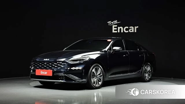Kia K8 Hybrid 2023 Синий из Кореи