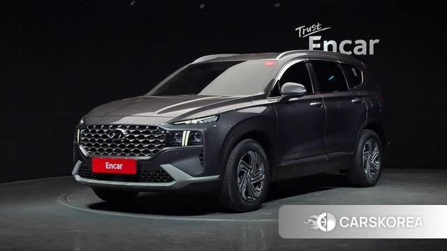 Hyundai The New Santa Fe 2022 Серый из Кореи