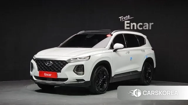 Hyundai Santa Fe TM 2019 Белый из Кореи