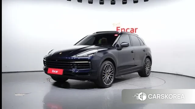 Porsche Cayenne (PO536) 2019 Синий из Кореи
