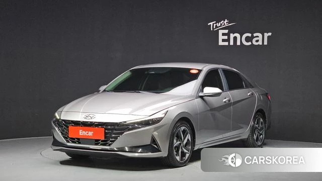 Hyundai Avante (CN7) 2020 Серебристо-серый из Кореи