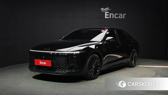 Hyundai Grandeur Hybrid (GN7) 2023 Черный из Кореи