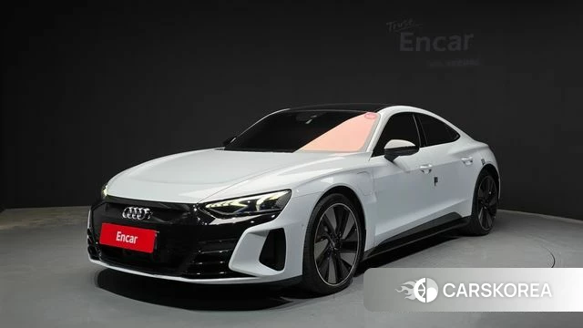 Audi e-Tron GT 2021 Белый из Кореи