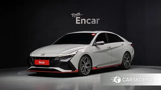 Hyundai Avante (CN7) 2022 Серебристо-серый из Кореи