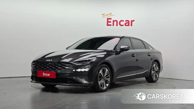 Kia K8 Hybrid 2022 Серый из Кореи