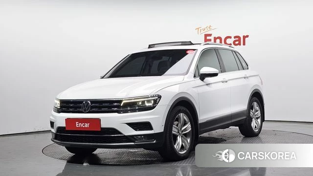 Volkswagen Tiguan second Generation 2020 Белый из Кореи