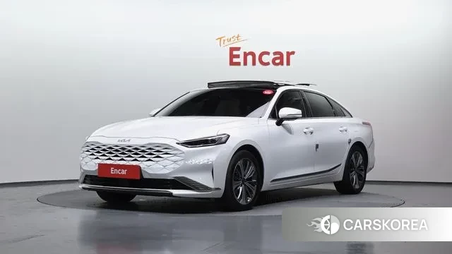 Kia K8 Hybrid 2021 Белый из Кореи