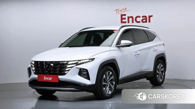 Hyundai Tucson Hybrid (NX4) 2022 Белый из Кореи