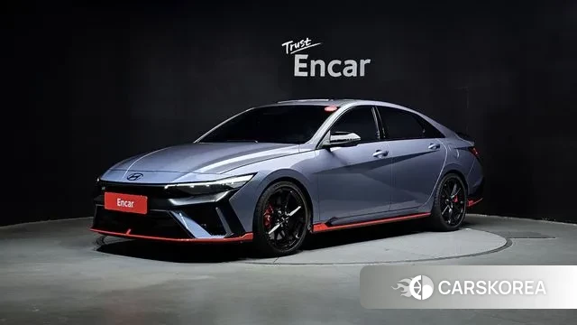 Hyundai The New Avante (CN7) 2025 Светло-серебряный цвет из Кореи