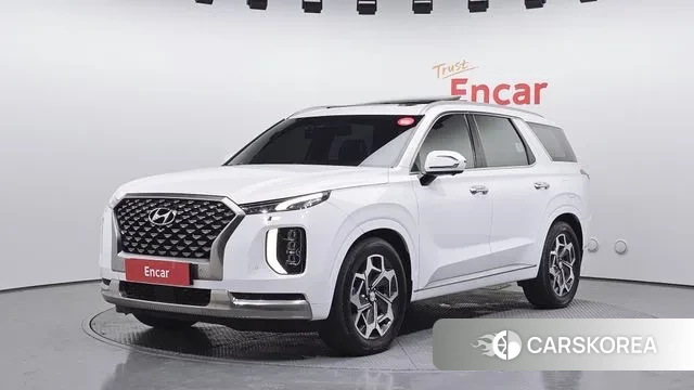 Hyundai Palisade 2022 Белый из Кореи