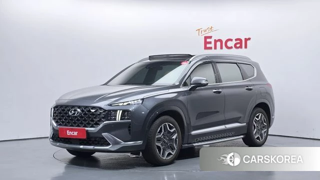Hyundai The New Santa Fe 2021 Серый из Кореи