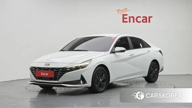 Hyundai Avante (CN7) 2022 Белый из Кореи