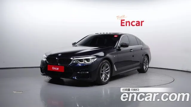 BMW 5 Series (G30) 2018 Черный из Кореи