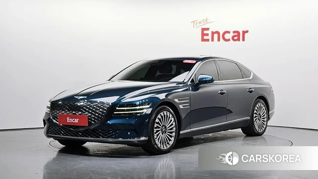 Genesis Electrified G80 (RG3) 2021 Синий нефрит из Кореи