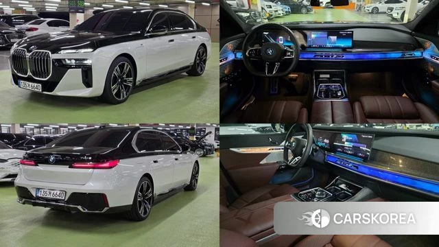 BMW 7 Series (G70) 2024 Белый из Кореи