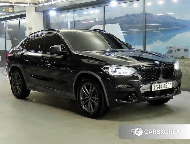 BMW X4 (G02) 2020 Черный из Кореи