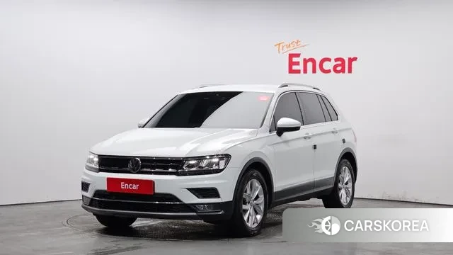 Volkswagen Tiguan second Generation 2020 Белый из Кореи