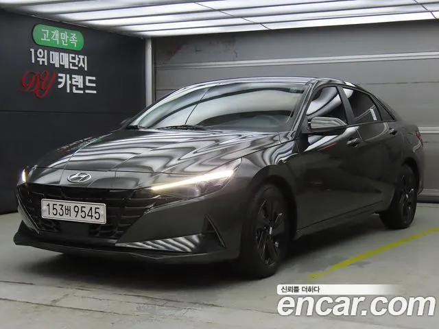 Hyundai Avante Hybrid (CN7) 2021 Серый из Кореи