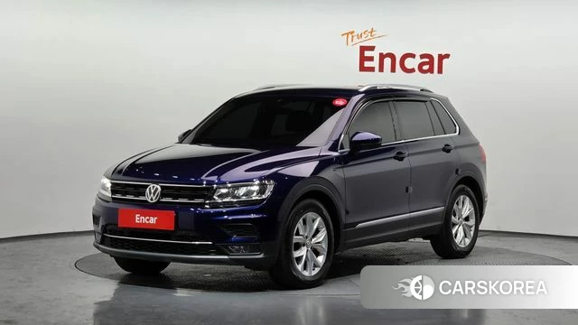 Volkswagen Tiguan second Generation 2020 Синий из Кореи