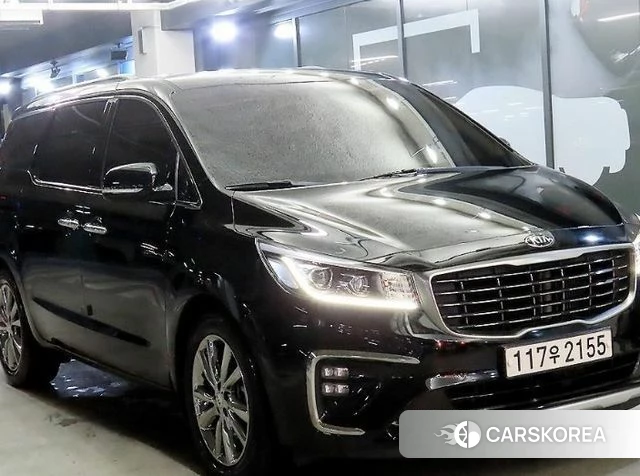 Kia The New Carnival 2018 Черный из Кореи