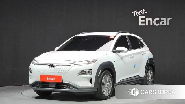 Hyundai Kona Electric 2019 Белый из Кореи