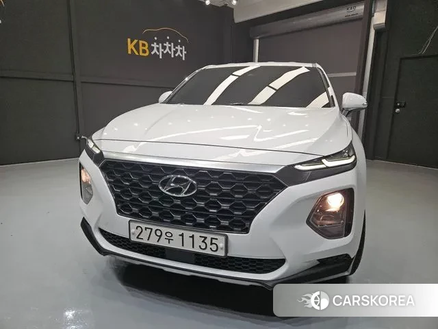 Hyundai Santa Fe TM 2019 Белый из Кореи