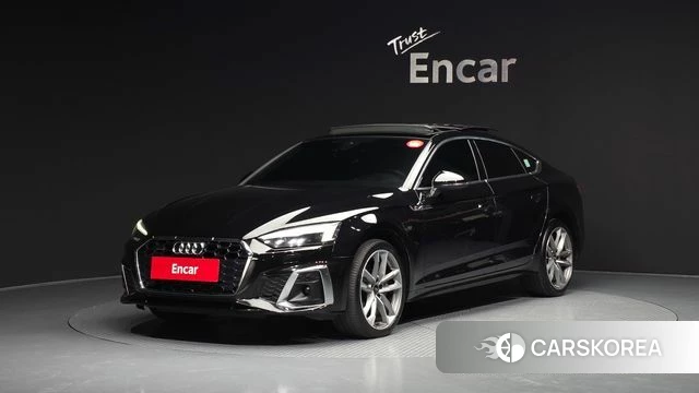 Audi A5 (F5) 2020 Черный из Кореи