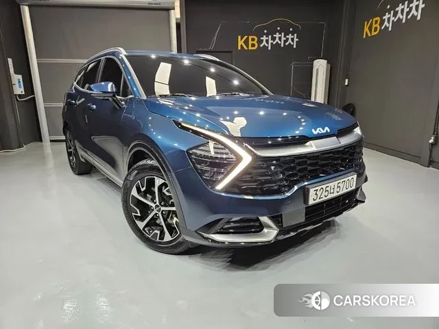 Kia Sportage 5th Generation Hybrid 2022 Синий из Кореи