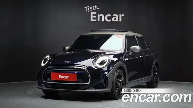Mini Cooper 2021 Синий из Кореи