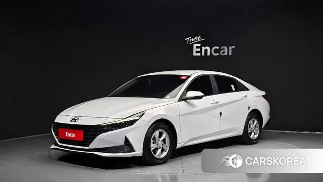 Hyundai Avante (CN7) 2021 Белый из Кореи