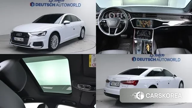 Audi A6 (C8) 2021 Белый из Кореи