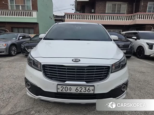 Kia All New Carnival 2018 Белый из Кореи