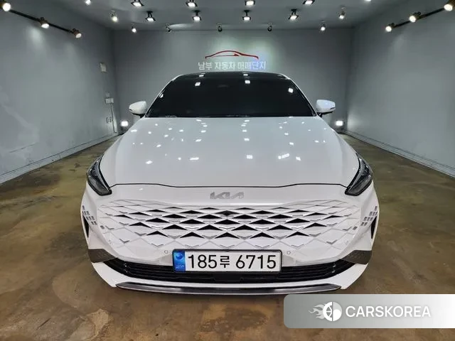 Kia K8 Hybrid 2023 Белый из Кореи