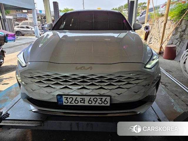 Kia K8 Hybrid 2021 Белый из Кореи