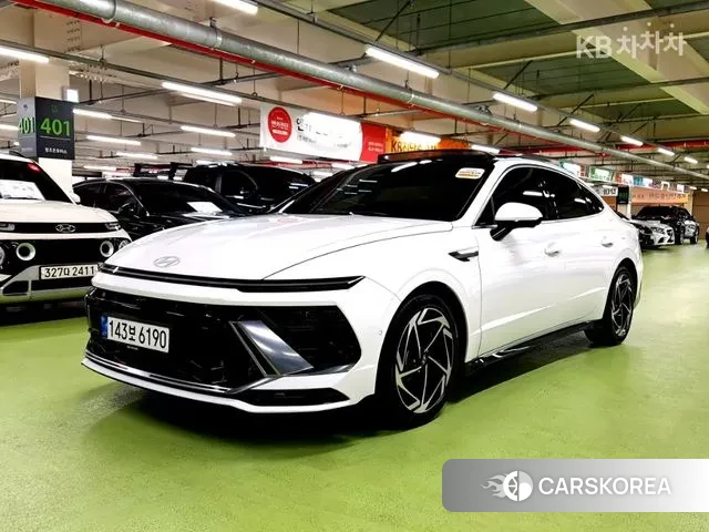 Hyundai Sonata D Edge (DN8) 2024 Белый из Кореи