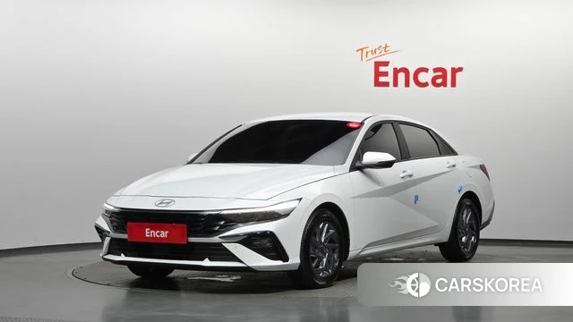 Hyundai The New Avante (CN7) 2024 Белый из Кореи