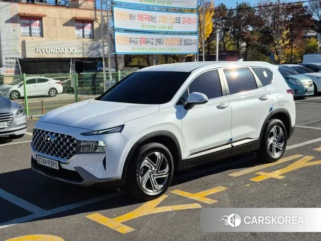 Hyundai The New Santa Fe 2021 Белый из Кореи