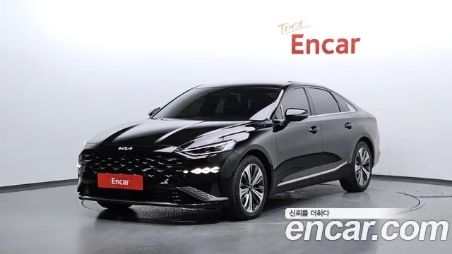 Kia K8 Hybrid 2021 Черный из Кореи