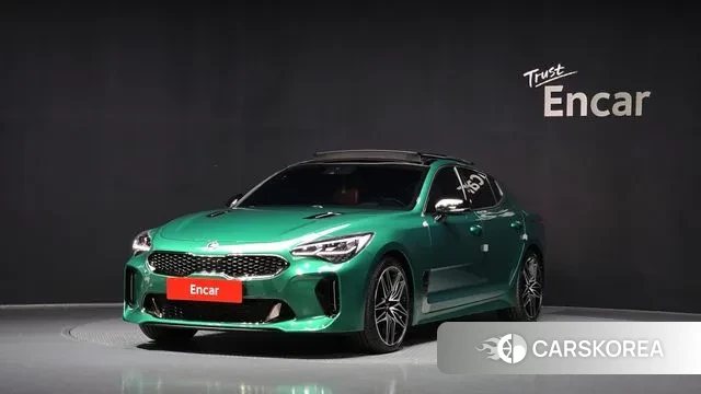 Kia Stinger 2018 Темно-зеленый из Кореи
