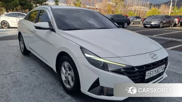 Hyundai Avante (CN7) 2020 Белый из Кореи