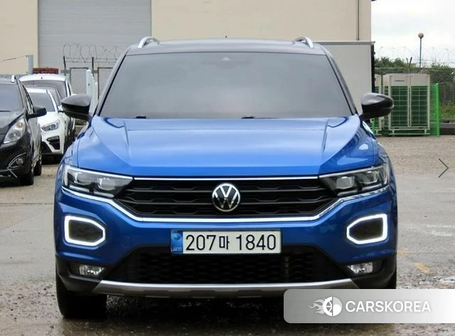 Volkswagen T-Roc 2022 Синий из Кореи