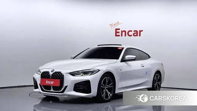 BMW 4 Series (G22) 2021 Белый из Кореи