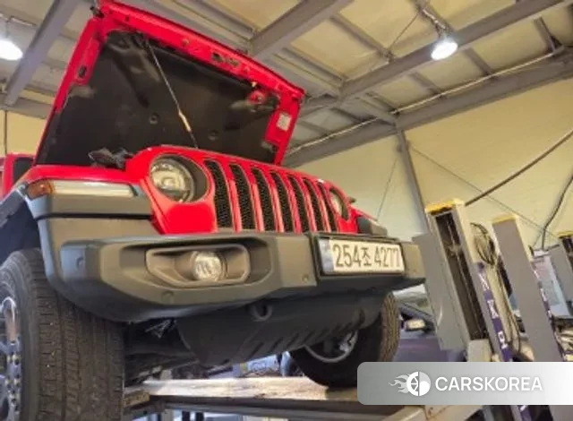 Jeep Wrangler (JL) 2021 Красный из Кореи