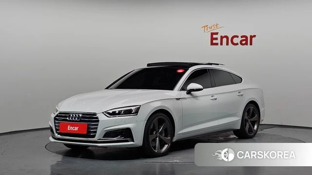 Audi A5 (F5) 2019 Белый из Кореи