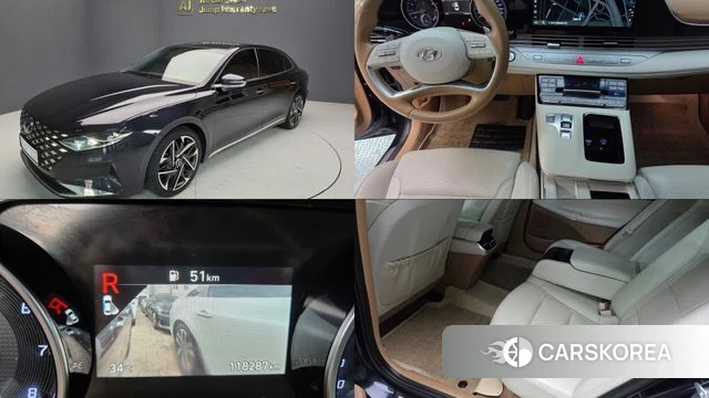 Hyundai The New Grandeur IG 2021 Темно-зеленый из Кореи