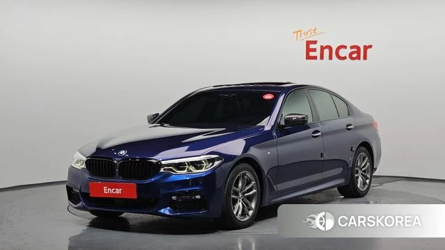 BMW 5 Series (G30) 2018 Синий из Кореи