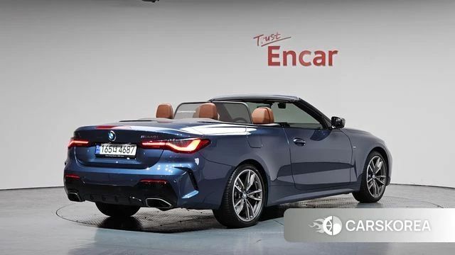 BMW 4 Series (G22) 2023 Синий из Кореи