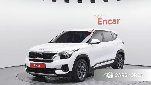 Kia Seltos 2022 Белый из Кореи
