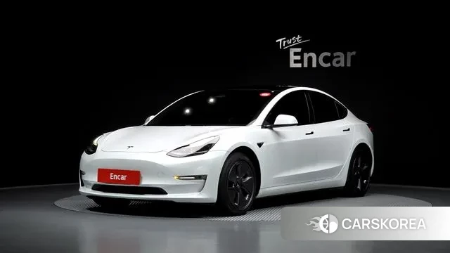 Tesla Model 3 2021 Белый из Кореи